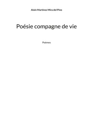 cover image of Poésie compagne de vie